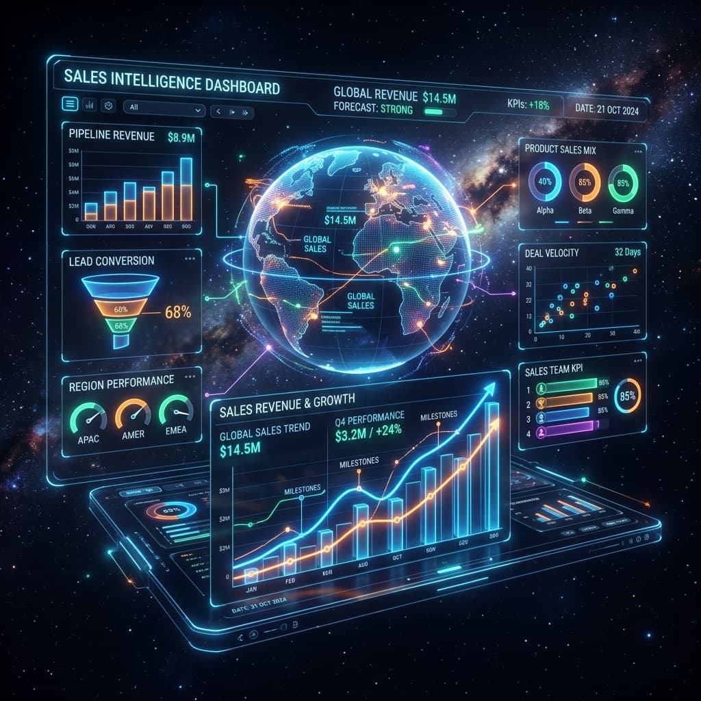 Designing an Interactive Sales Intelligence Dashboard for Data-Driven Decision Making